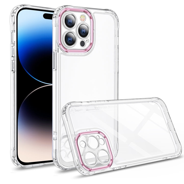 Transparent Acrylic Space Phone Case, For iPhone 14, For iPhone 14 Plus, For iPhone 14 Pro, For iPhone 14 Pro Max