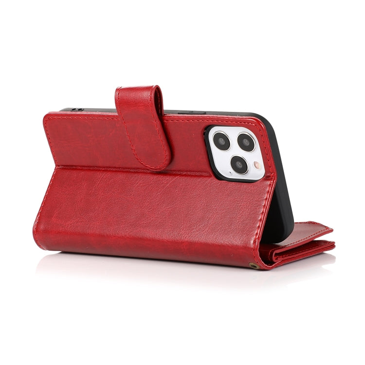 Multifunctional 9 Card Slots Leather Case, For iPhone 14 Pro Max, For iPhone 14 Pro, For iPhone 14, For iPhone 14 Plus