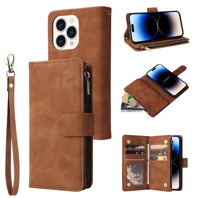 Multifunctional Phone Leather Case with Card Slot, For iPhone 14, For iPhone 14 Plus, For iPhone 14 Pro, For iPhone 14 Pro Max