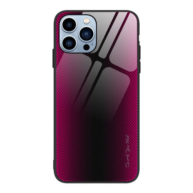 Texture Gradient Glass TPU Phone Case, For iPhone 14, For iPhone 14 Plus, For iPhone 14 Pro, For iPhone 14 Pro Max