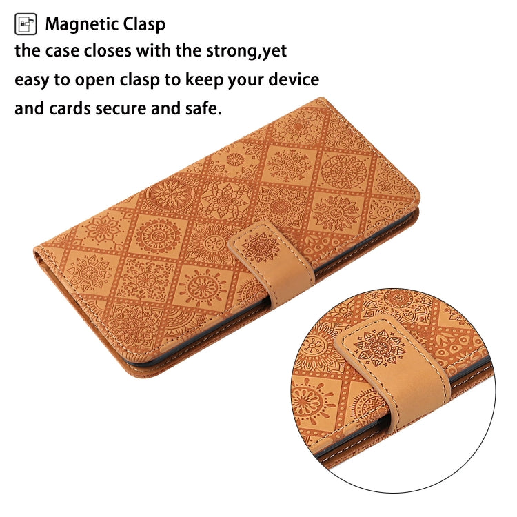 Ethnic Style Embossed Pattern Leather Phone Case, For iPhone 14, For iPhone 14 Plus, For iPhone 14 Pro, For iPhone 14 Pro Max