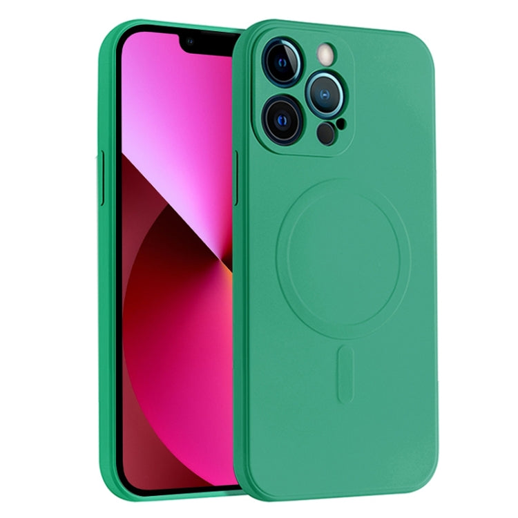 Liquid Silicone Full Coverage Magsafe Phone Case, For iPhone 14, For iPhone 14 Plus, For iPhone 14 Pro, For iPhone 14 Pro Max