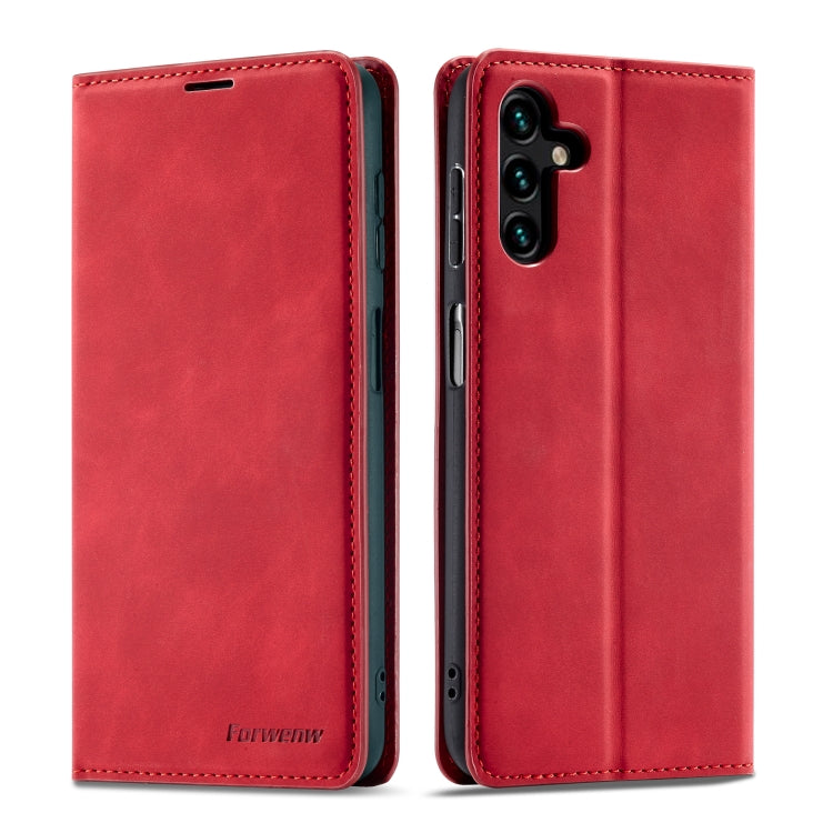 Forwenw Dream Series Oil Edge Strong Magnetism Leather Phone Case, For Samsung Galaxy S23 Ultra 5G, For Samsung Galaxy A14 5G, For Samsung Galaxy A54 5G, For iPhone 14, For iPhone 14 Plus, For iPhone 14 Pro, For iPhone 14 Pro Max