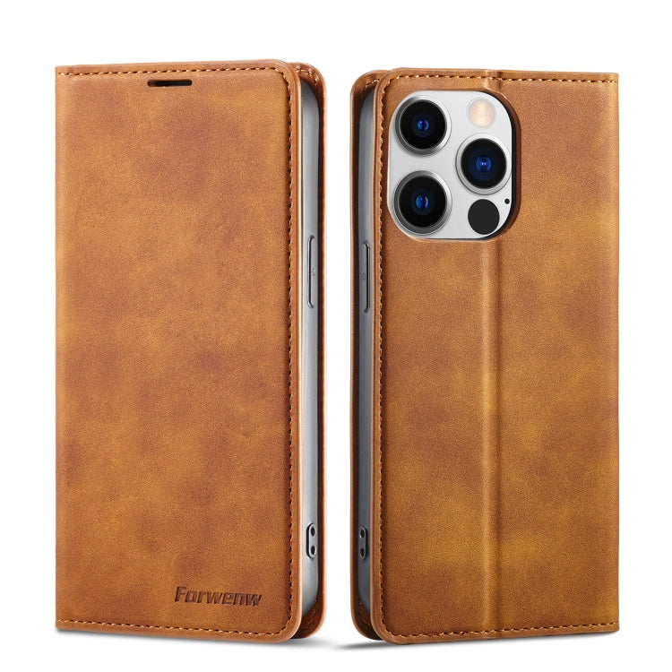 Forwenw Dream Series Oil Edge Strong Magnetism Leather Phone Case, For Samsung Galaxy S23 Ultra 5G, For Samsung Galaxy A14 5G, For Samsung Galaxy A54 5G, For iPhone 14, For iPhone 14 Plus, For iPhone 14 Pro, For iPhone 14 Pro Max