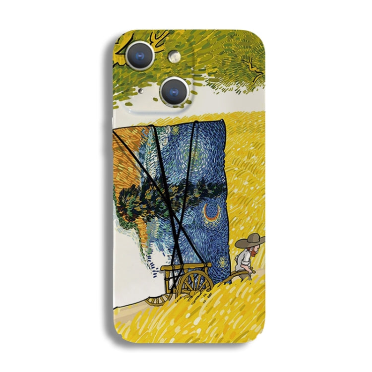 Precise Hole Oil Painting Pattern PC Phone Case, For iPhone 15 Pro Max, For iPhone 15 Pro, For iPhone 15 Plus, For iPhone 15, For iPhone 14 Plus