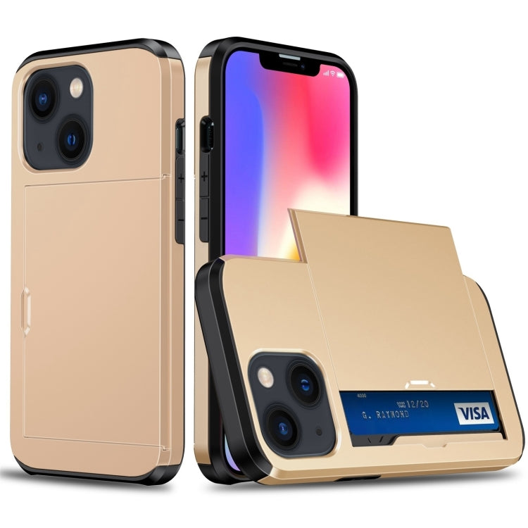 Shockproof Armor Phone Case with Slide Card Slot