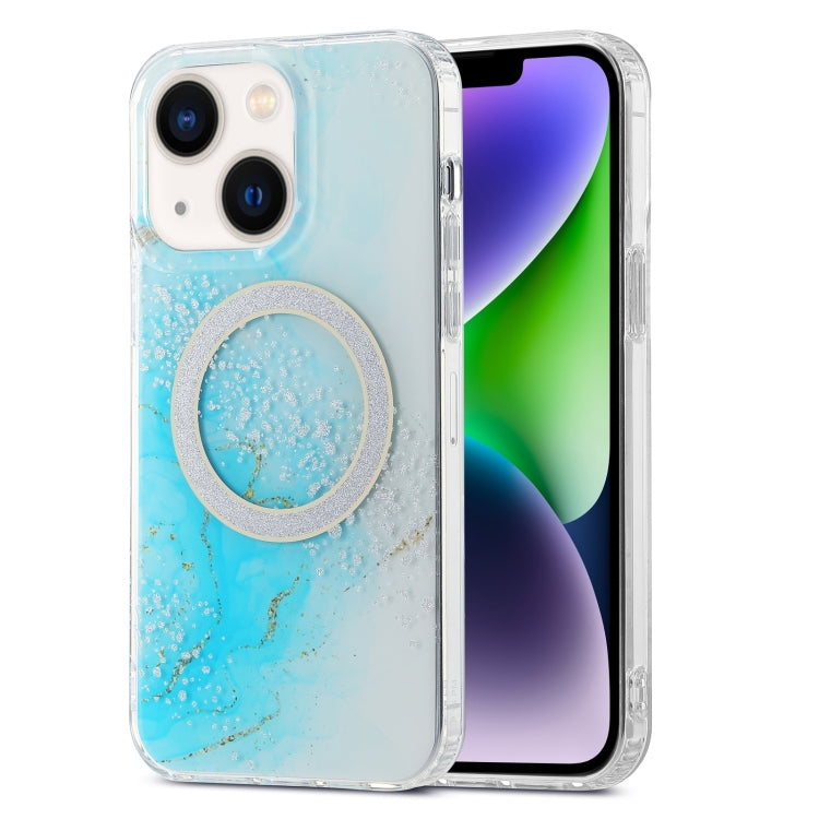 Dual-side IMD Marble Magsafe Phone Case, For iPhone 15 Pro Max, For iPhone 14, For iPhone 15 Pro, For iPhone 14 Pro, For iPhone 14 Pro Max, For iPhone 15 Plus
