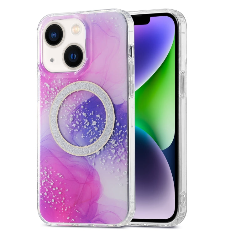 Dual-side IMD Marble Magsafe Phone Case, For iPhone 15 Pro Max, For iPhone 14, For iPhone 15 Pro, For iPhone 14 Pro, For iPhone 14 Pro Max, For iPhone 15 Plus
