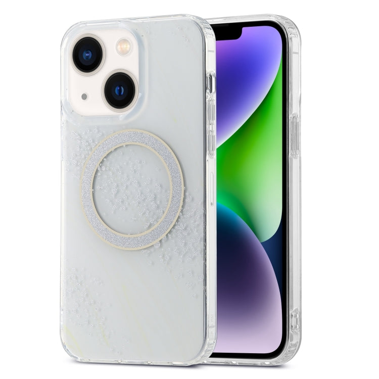 Dual-side IMD Marble Magsafe Phone Case, For iPhone 15 Pro Max, For iPhone 14, For iPhone 15 Pro, For iPhone 14 Pro, For iPhone 14 Pro Max, For iPhone 15 Plus