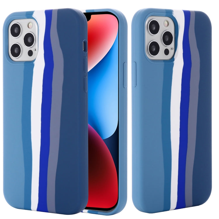 Rainbow Liquid Silicone Phone Case