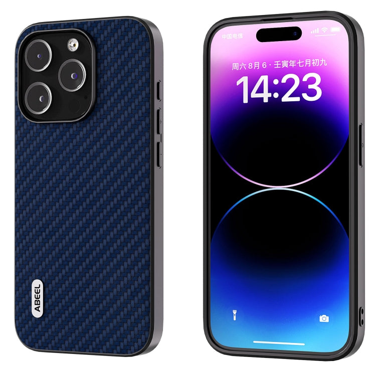 ABEEL Carbon Fiber Texture Protective Phone Case, For iPhone 15 Pro Max, For iPhone 15 Pro, For iPhone 15, For iPhone 14 Pro, For iPhone 15 Plus, For iPhone 14 Pro Max