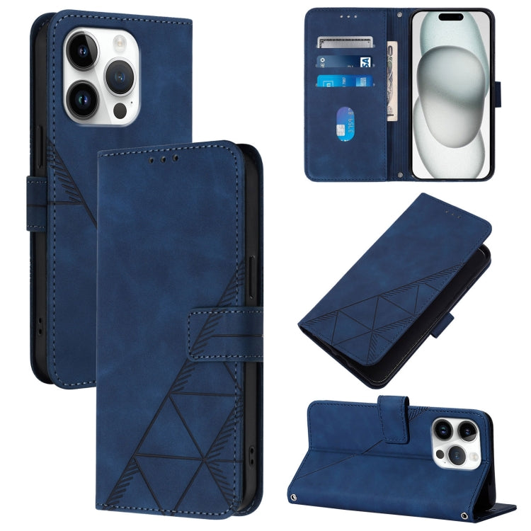 Crossbody 3D Embossed Flip Leather Phone Case