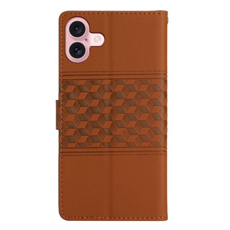 Diamond Embossed Skin Feel Leather Phone Case