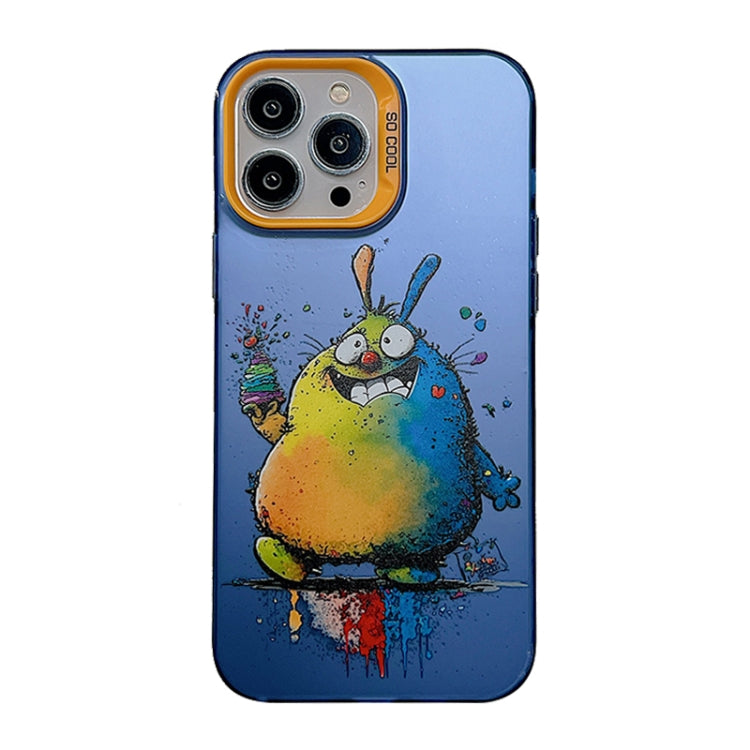 Cute Animal Pattern Series PC + TPU Phone Case, For iPhone 15 Pro Max, For iPhone 14, For iPhone 15 Pro, For iPhone 14 Pro
