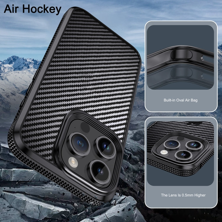 iPAKY MG Series Carbon Fiber PC + TPU Protective Phone Case, For iPhone 15 Pro, For iPhone 15 Plus, For iPhone 15