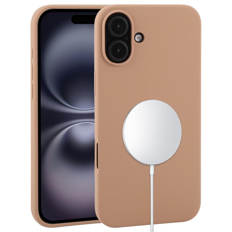 Liquid Silicone Full Coverage MagSafe Phone Case, For iPhone 16 Plus, For iPhone 16