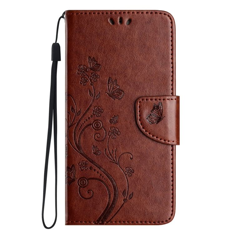 Butterfly Flower Pattern Flip Leather Phone Case, For iPhone 15 Pro, For iPhone 15 Plus, For iPhone 15