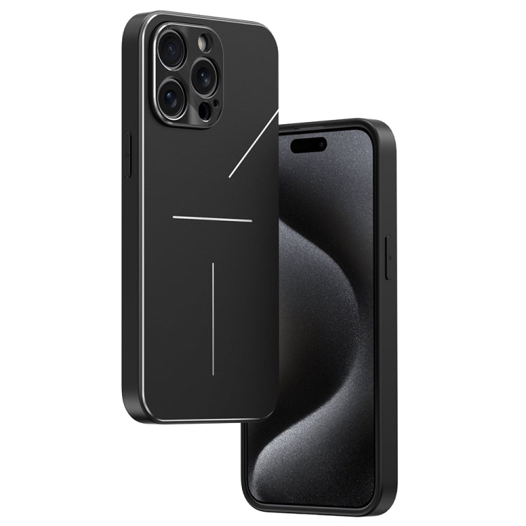 R-JUST RJ52 3-Line Style Metal TPU Shockproof Phone Case