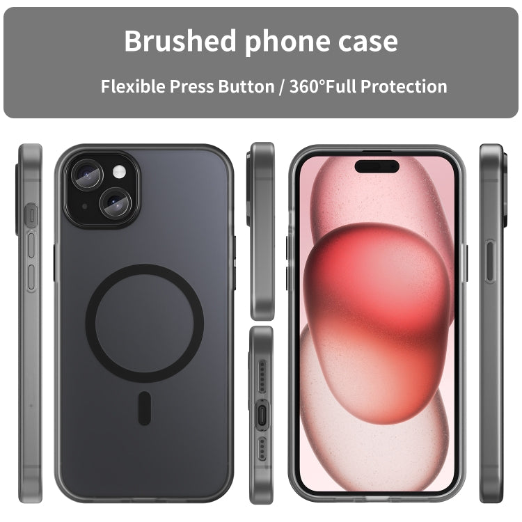 MagSafe Frosted Translucent TPU + PC Full Coverage Phone Case