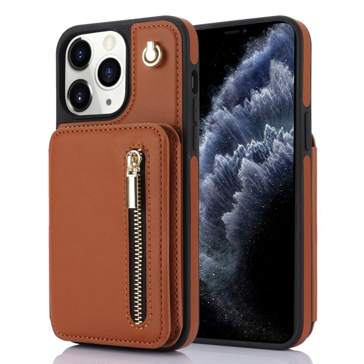 YM006 Skin Feel Zipper Card Bag Phone Case with Dual Lanyard, For iPhone 11 Pro Max, For iPhone 11, For iPhone 11 Pro, For iPhone X / XS, For iPhone XR, For iPhone XS Max