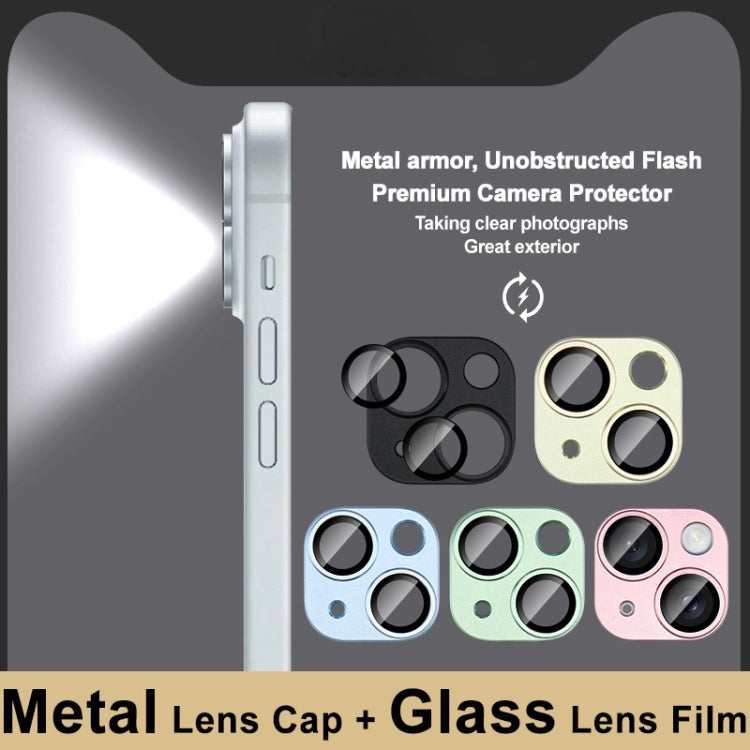 IMAK Metal Armor Premium Camera Protector Film, For iPhone 15 / 15 Plus