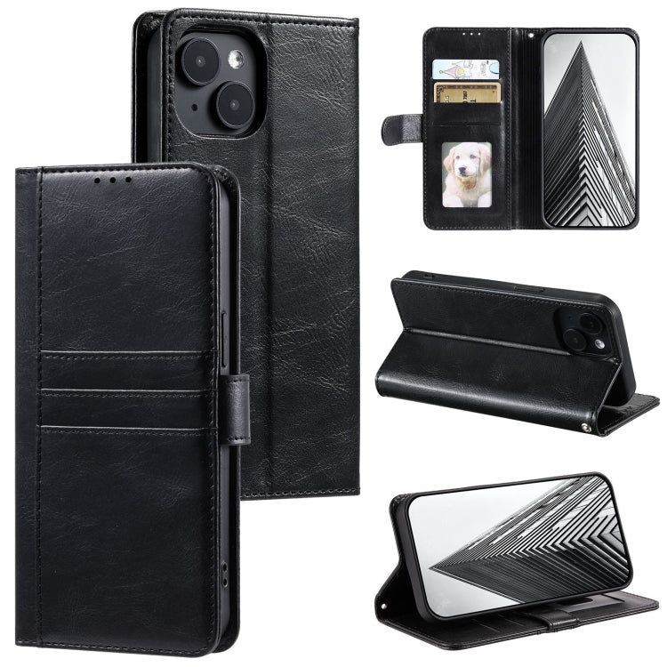 Simple 6-Card Wallet Leather Phone Case, For iPhone 15, For iPhone 14 Plus, For iPhone 14, For iPhone 14 Pro, For iPhone 14 Pro Max, For iPhone 7 / 8 / SE 2022