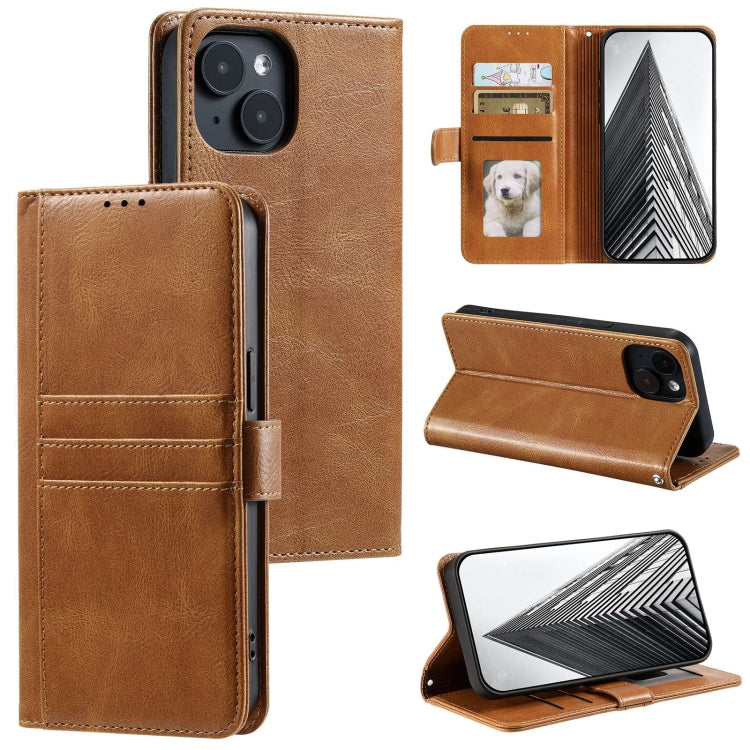 Simple 6-Card Wallet Leather Phone Case, For iPhone 15, For iPhone 14 Plus, For iPhone 14, For iPhone 14 Pro, For iPhone 14 Pro Max, For iPhone 7 / 8 / SE 2022