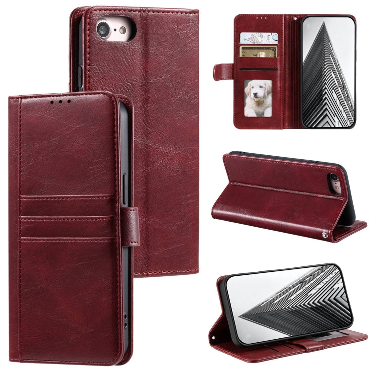 Simple 6-Card Wallet Leather Phone Case, For iPhone 15, For iPhone 14 Plus, For iPhone 14, For iPhone 14 Pro, For iPhone 14 Pro Max, For iPhone 7 / 8 / SE 2022