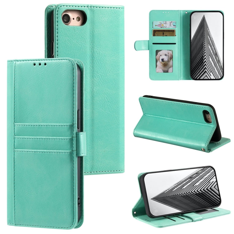 Simple 6-Card Wallet Leather Phone Case, For iPhone 15, For iPhone 14 Plus, For iPhone 14, For iPhone 14 Pro, For iPhone 14 Pro Max, For iPhone 7 / 8 / SE 2022