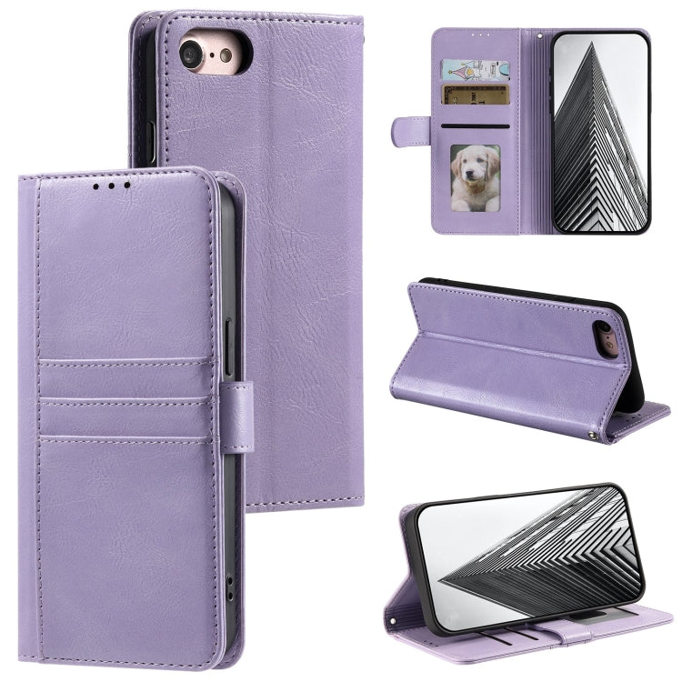 Simple 6-Card Wallet Leather Phone Case, For iPhone 15, For iPhone 14 Plus, For iPhone 14, For iPhone 14 Pro, For iPhone 14 Pro Max, For iPhone 7 / 8 / SE 2022