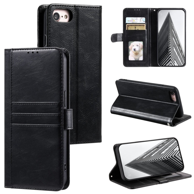 Simple 6-Card Wallet Leather Phone Case, For iPhone 15, For iPhone 14 Plus, For iPhone 14, For iPhone 14 Pro, For iPhone 14 Pro Max, For iPhone 7 / 8 / SE 2022