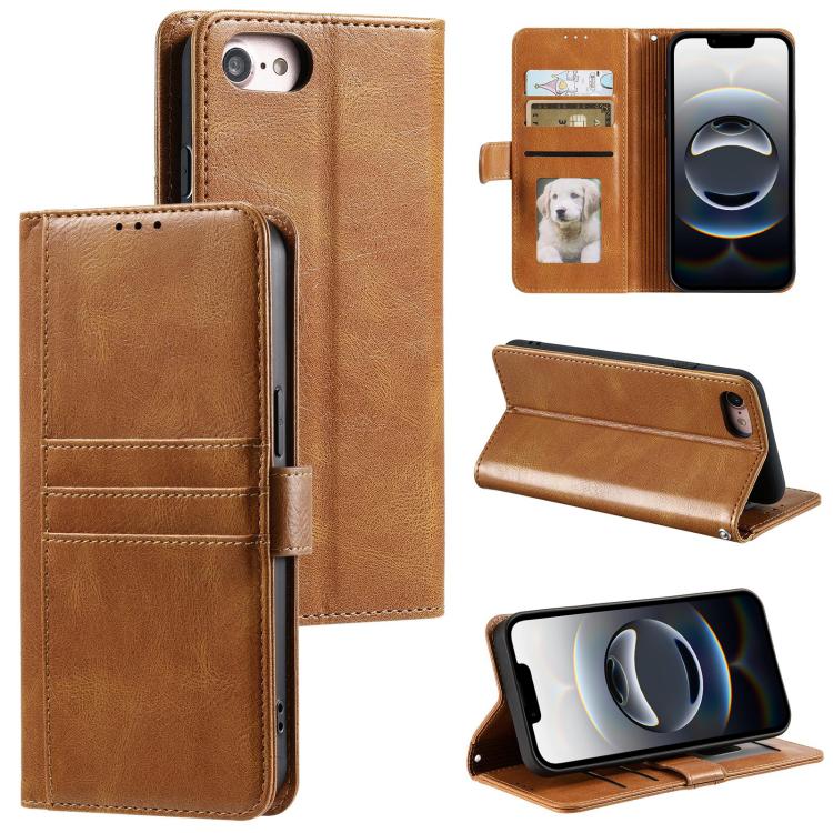 Simple 6-Card Wallet Leather Phone Case, For iPhone 16e, For iPhone 16 Pro Max, For iPhone 16 Pro, For iPhone 15 Pro Max, For iPhone 15 Pro, For iPhone 15 Plus