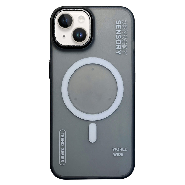 Frosted Metal Lens Protection Frame MagSafe Phone Case
