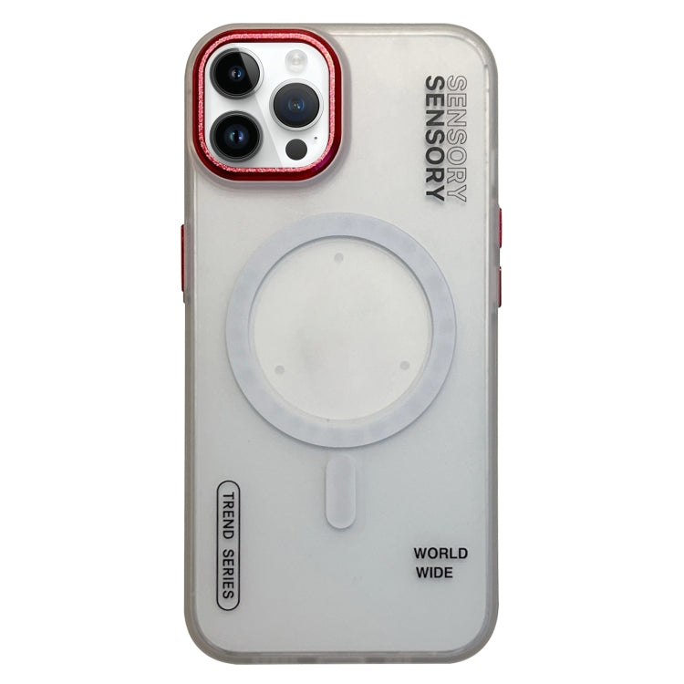 Frosted Metal Lens Protection Frame MagSafe Phone Case