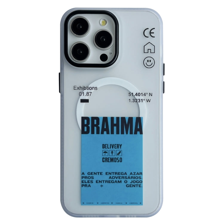 Frosted Metal Lens Protection Frame MagSafe Phone Case