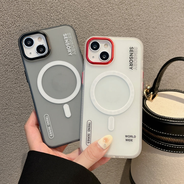 Frosted Metal Lens Protection Frame MagSafe Phone Case