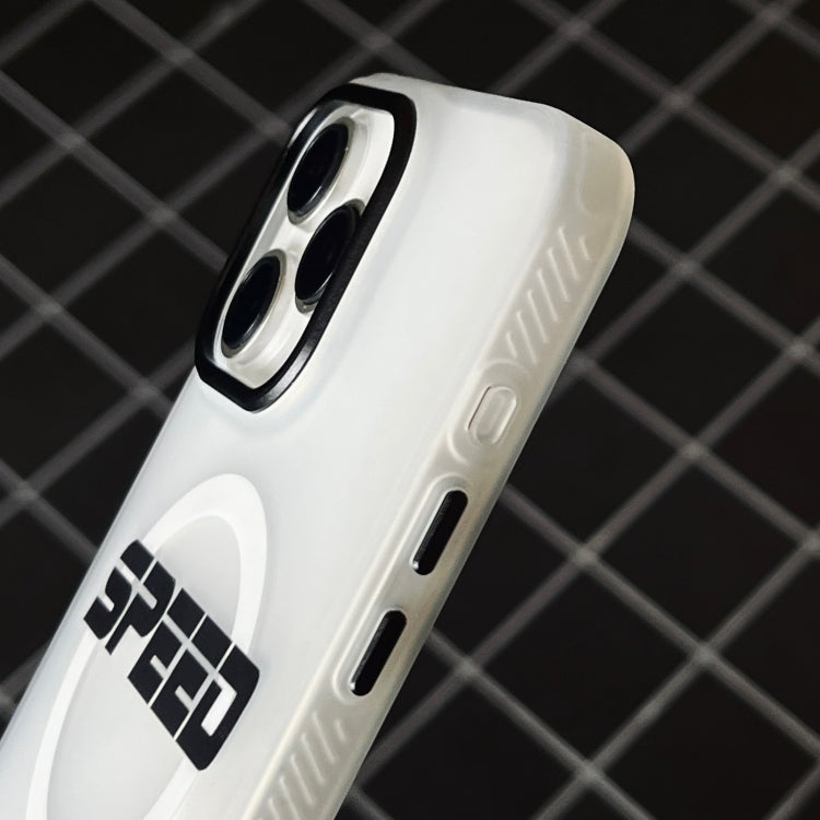 Frosted Metal Lens Protection Frame MagSafe Phone Case