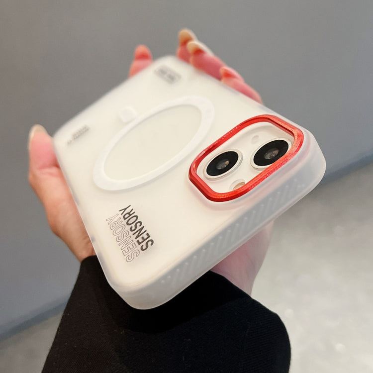 Frosted Metal Lens Protection Frame MagSafe Phone Case