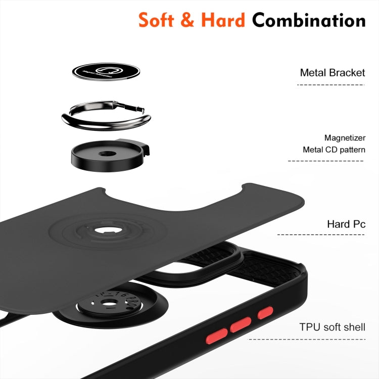Q Shadow 1 Series TPU + PC Phone Case with Ring