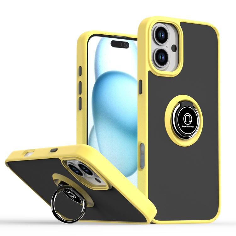 Q Shadow 1 Series TPU + PC Phone Case with Ring