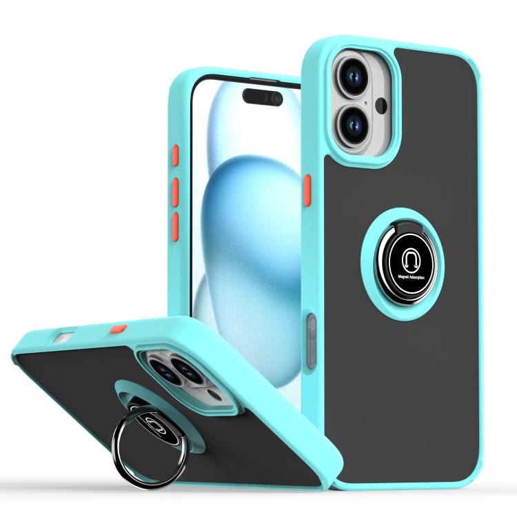 Q Shadow 1 Series TPU + PC Phone Case with Ring