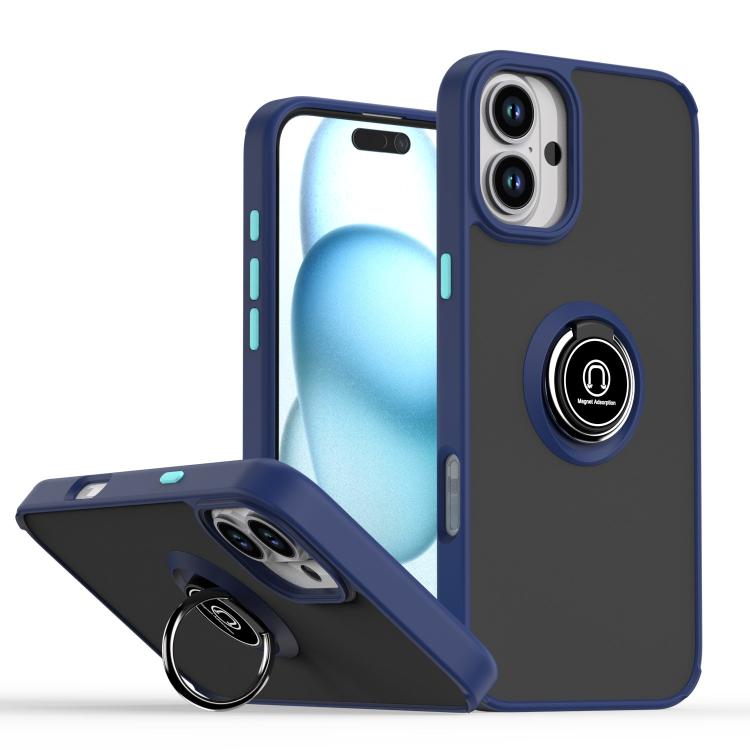 Q Shadow 1 Series TPU + PC Phone Case with Ring
