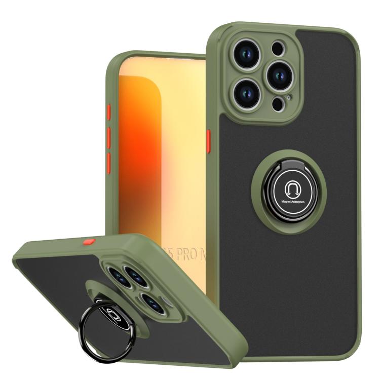 Q Shadow 1 Series TPU + PC Phone Case with Ring