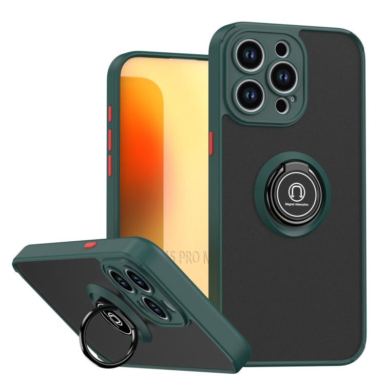 Q Shadow 1 Series TPU + PC Phone Case with Ring