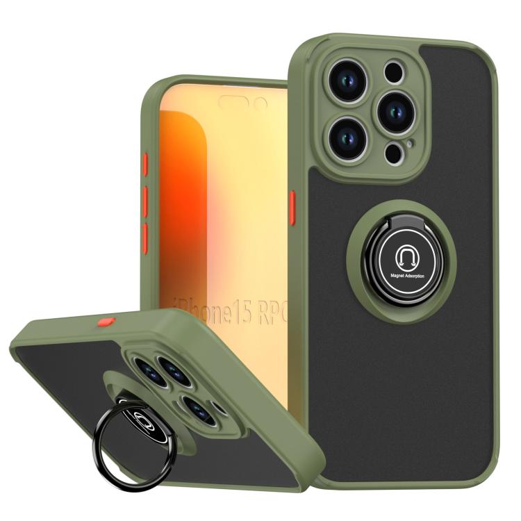 Q Shadow 1 Series TPU + PC Phone Case with Ring