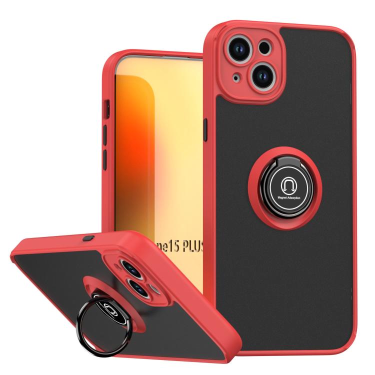 Q Shadow 1 Series TPU + PC Phone Case with Ring