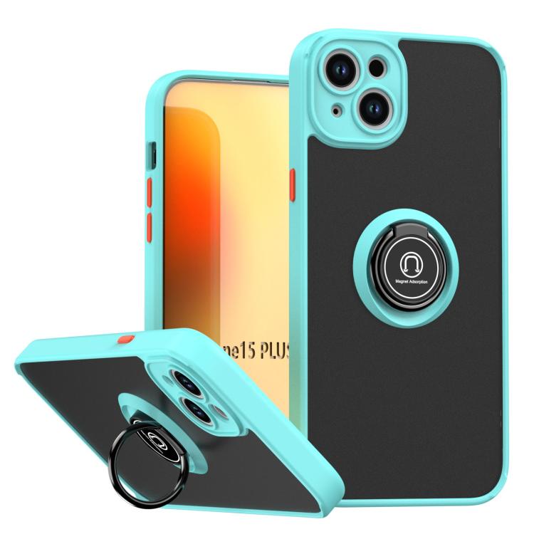 Q Shadow 1 Series TPU + PC Phone Case with Ring