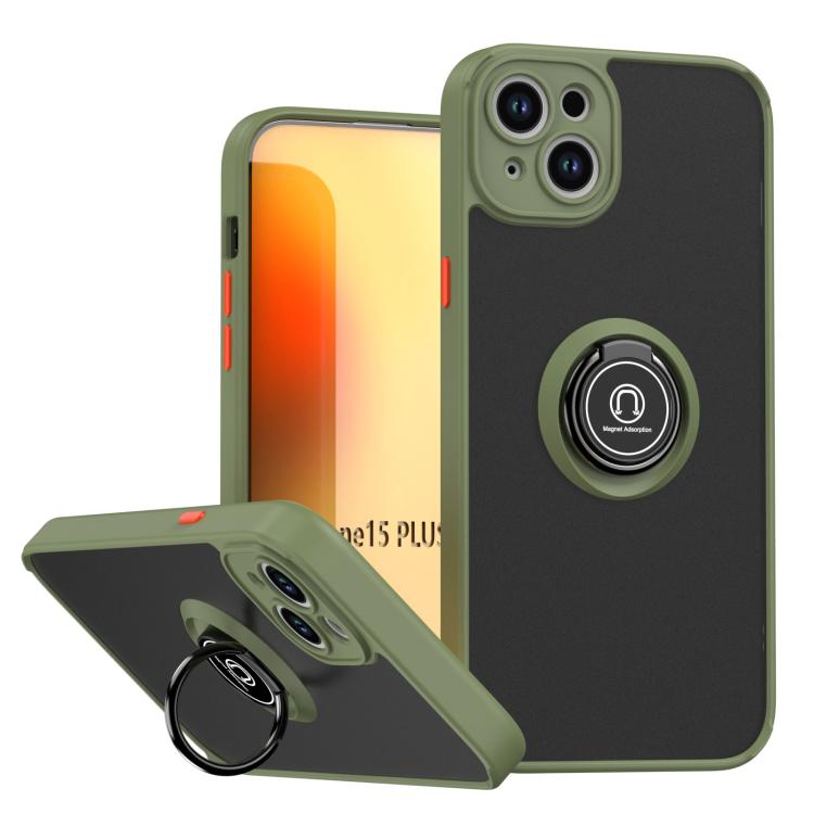 Q Shadow 1 Series TPU + PC Phone Case with Ring