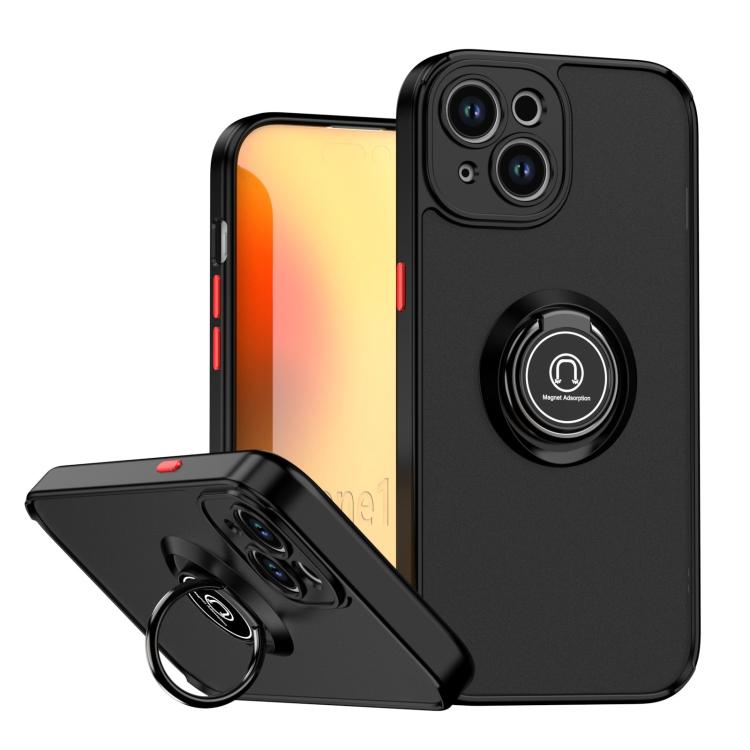 Q Shadow 1 Series TPU + PC Phone Case with Ring