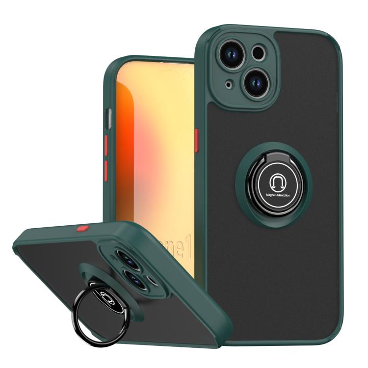 Q Shadow 1 Series TPU + PC Phone Case with Ring
